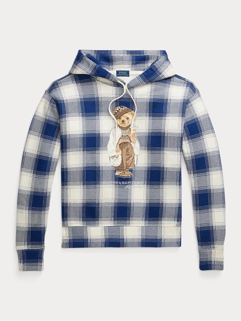 Polo Ralph Lauren Women’s Gingham Polo Bear Hoodie Small Nwt